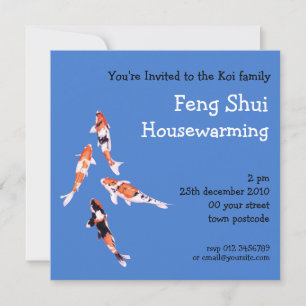 Floating Koi Invitation