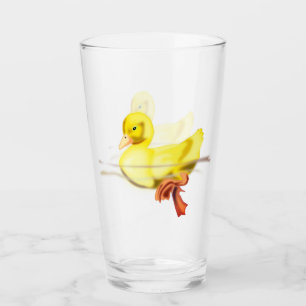 Floating Little Duck Glass - Customisable