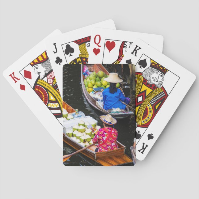 Floating Market in Bangkok Playing Cards (Back)