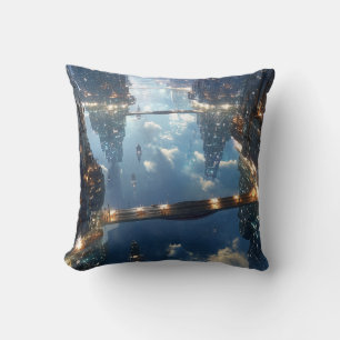 Floating Metropolis in the Sky Cushion
