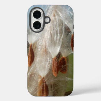 Floating Milkweed Seeds | Ethereal Nature Graphic  iPhone 16 Case