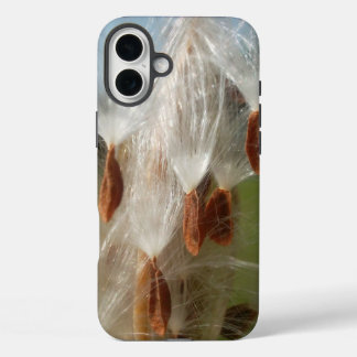 Floating Milkweed Seeds | Ethereal Nature Graphic  iPhone 16 Plus Case