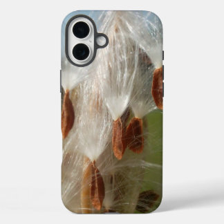 Floating Milkweed Seeds | Ethereal Nature Graphic  iPhone 16 Plus Case