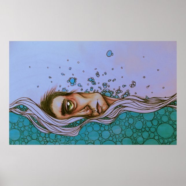 "Floating on By" Poster (Front)