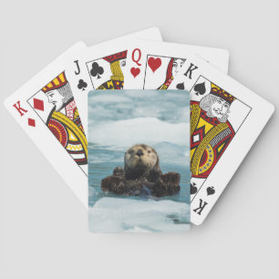 Floating Otter Playing Cards