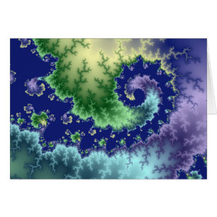 Floating Out - Fractal Card