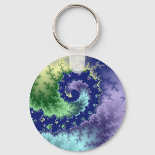 Floating Out - Fractal Keychain