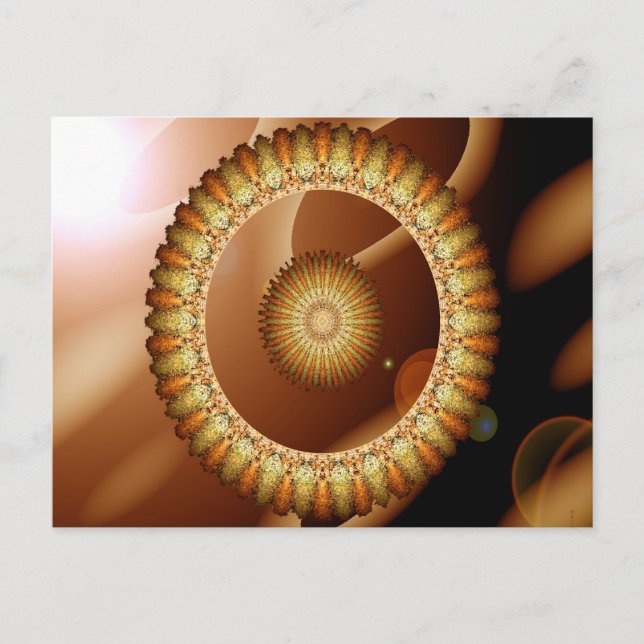 Floating out in the galaxy .... postcard (Front)