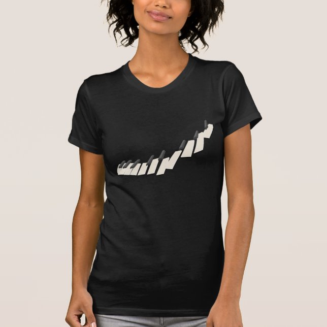 Floating Piano Keys T-Shirt (Front)