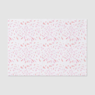 Floating Pink Petals Watercolour Tissue Paper
