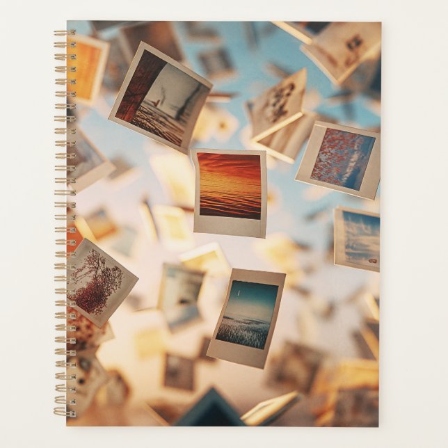 Floating Polaroid Memories Planner (Front)