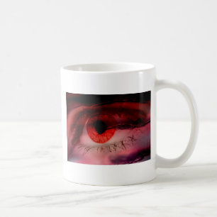 Floating Red Eye Art Coffee Mug