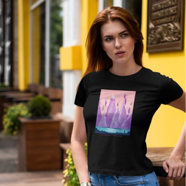 Floating Rocks Fantasy Landscape T-Shirt (Creator Uploaded)