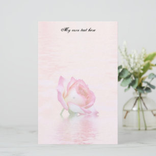 Floating Rose Letter Sheets Stationery