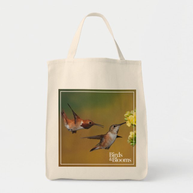 Floating Rufous Hummingbird Tote Bag (Front)