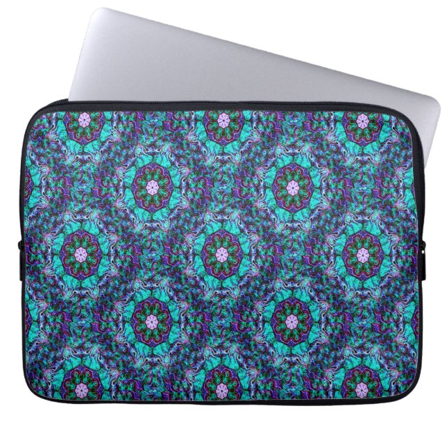 Floating Sea Fleurs...... Laptop Sleeve (Front)