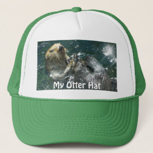 Floating Sea Otter "My Otter Hat!" Trucker Hat