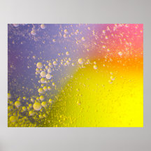 Floating Soda Bubbles Colourful Background Abstrac