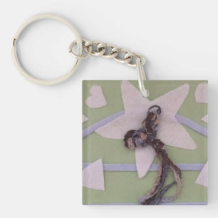 Floating Stars Key Ring