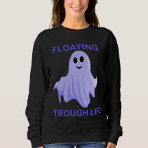 Floating Through Life Cute Ghost