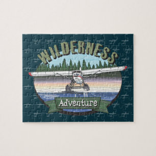Floatplane Aviation Wilderness Adventure Jigsaw Puzzle