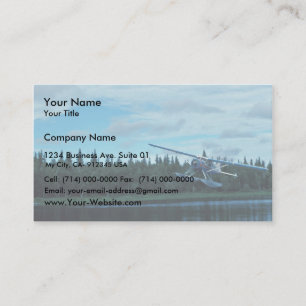 Floatplane Landing Business Card