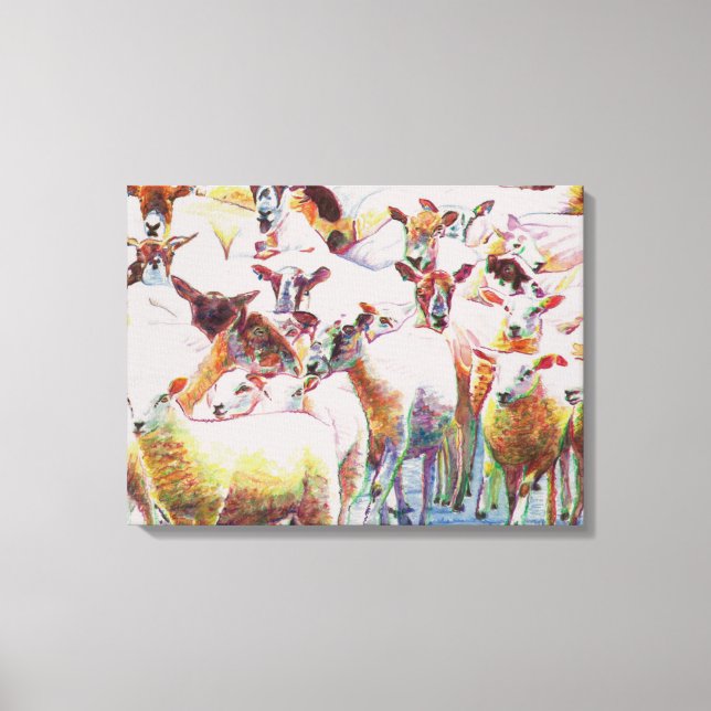 Flock 2011 canvas print (Front)