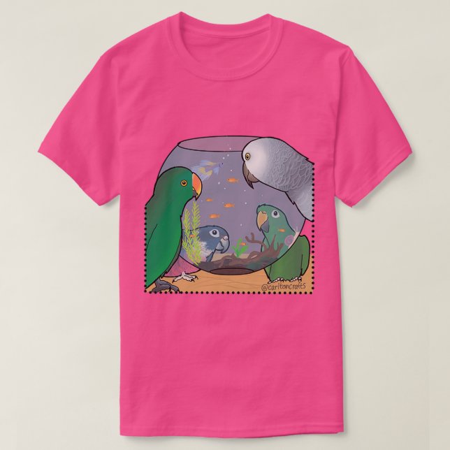 Flock and Fish Classic TShirt (Design Front)