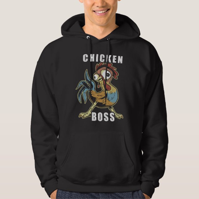 Flock Boss flock Boss Huhn Love  Roosters  2 Hoodie (Front)