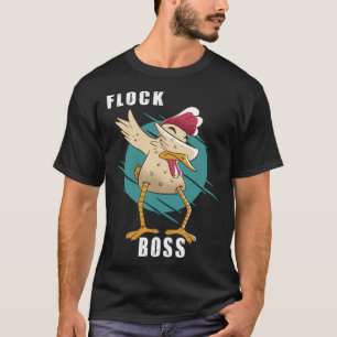 Flock Boss flock Boss Huhn Love Roosters 6 T-Shirt