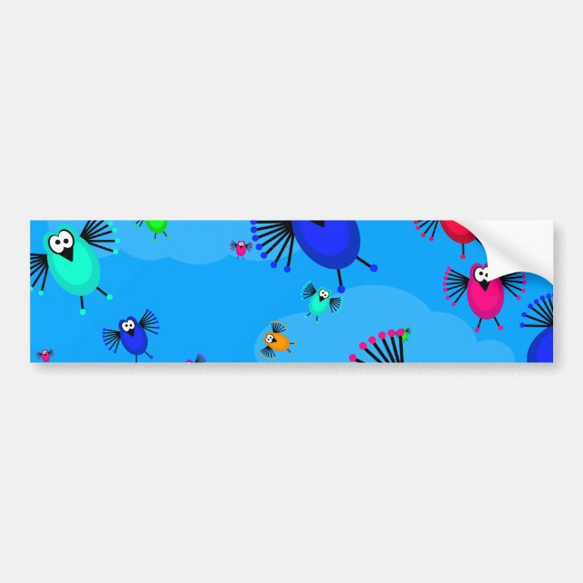 Flock of Birds Bumper Sticker (Front)
