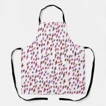 Flock of Birds in Pink and Purple