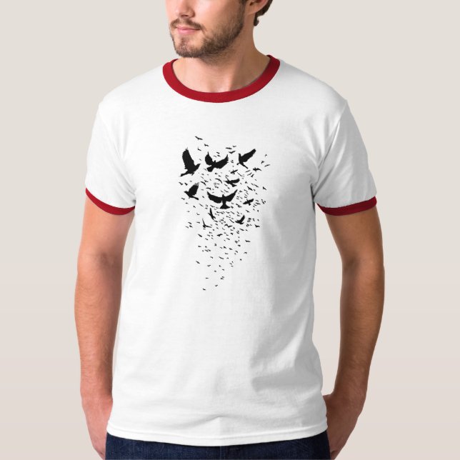 Flock of birds T-Shirt (Front)