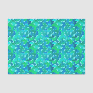 Flock of Butterflies,Turquoise, Aqua and Sky Blue Tissue Paper