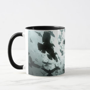Flock of  Crows, Ravens Coffee Mug