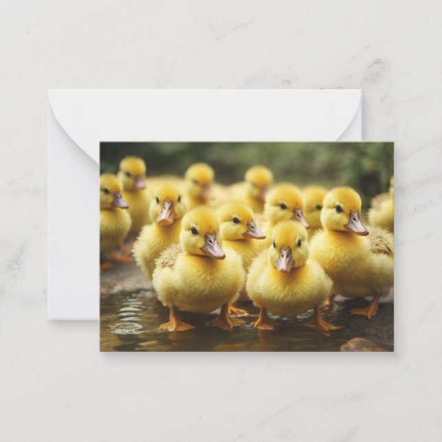 Flock of Ducklings Card (Front)