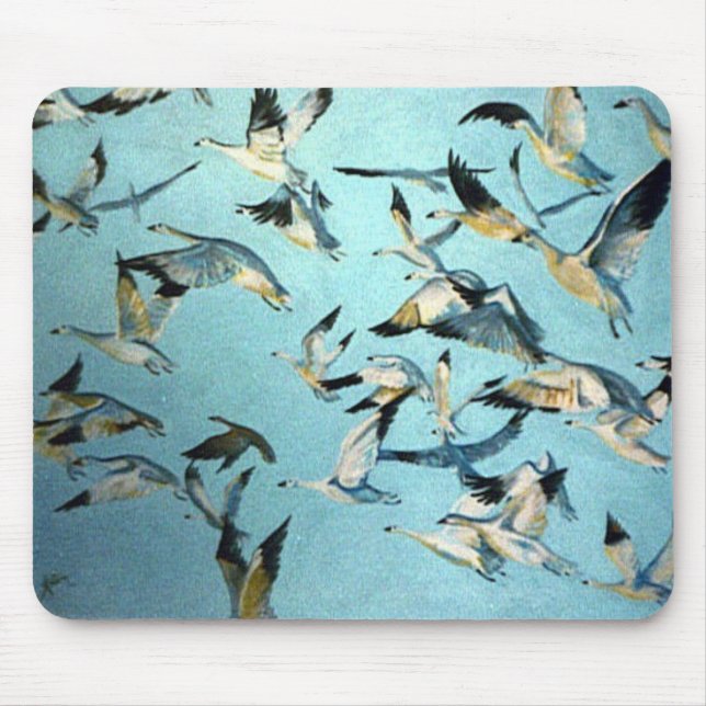 Flock of Geese Mouse Mat (Front)