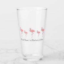 Flock of Pink Flamingos Custom Name