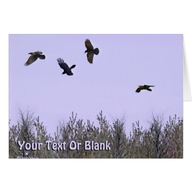 Flock of Ravens (Front Horizontal)