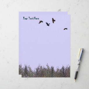 Flock of Ravens Custom Letterhead