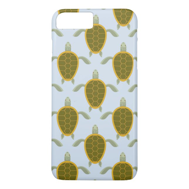 Flock Of Sea Turtles Pattern Case-Mate iPhone Case (Back)