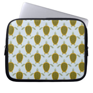 Flock Of Sea Turtles Pattern Laptop Sleeve