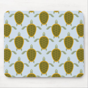 Flock Of Sea Turtles Pattern Mouse Mat