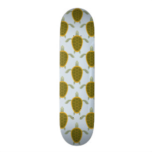 Flock Of Sea Turtles Pattern Skateboard