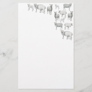Flock of Sheep Stationery
