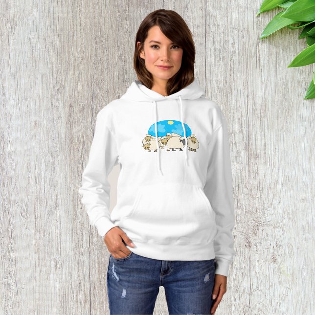 Flock Of Sheep Womens Hoodie (Creator Uploaded)