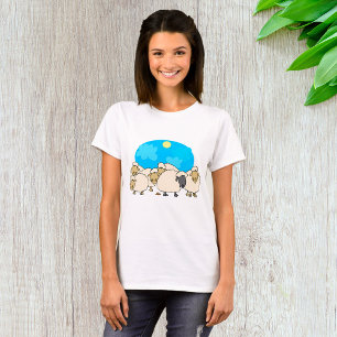 Flock Of Sheep Womens T-Shirt
