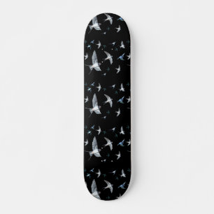 Flock of Swallows in Flight Skateboard