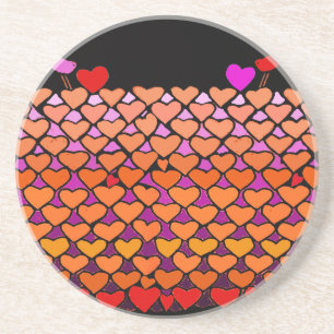 Flock of Valentines Coaster