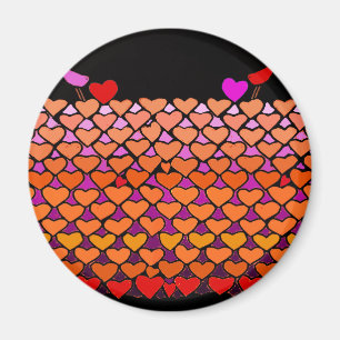 Flock of Valentines Magnet